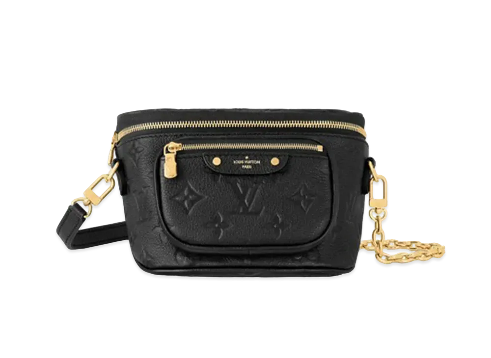 Louis Vuitton Mini Bumbag Monogram Empreinte Leather "Noir"