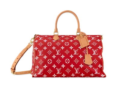 Louis Vuitton Speedy P9 Bandouliere 50 Monogram "Rouge"