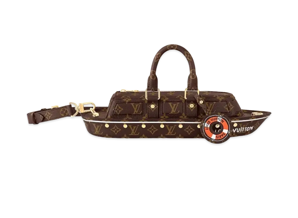 Louis Vuitton Boat Bag Monogram Macassar "Marron"