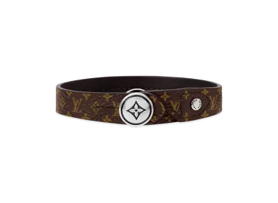 Louis Vuitton Bracelet LV Studs Leather "Dark Brown"