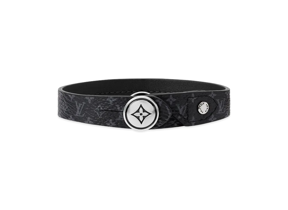 Louis Vuitton Bracelet LV Studs Leather "Black"