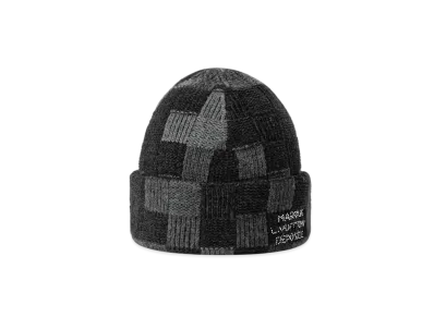 Louis Vuitton LV Crush Damoflage Beanie "Black Damoflage"