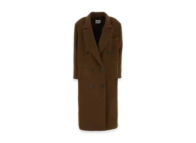 MIU MIU Women's Wool Coat "Brown"