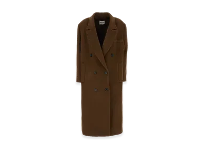 MIU MIU Women's Wool Coat "Brown"