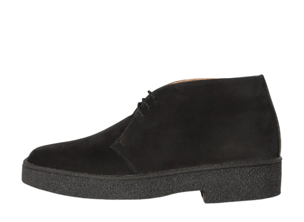 Tricker's M5265 "Black Hydro Nubuck" (Crepe Sole)