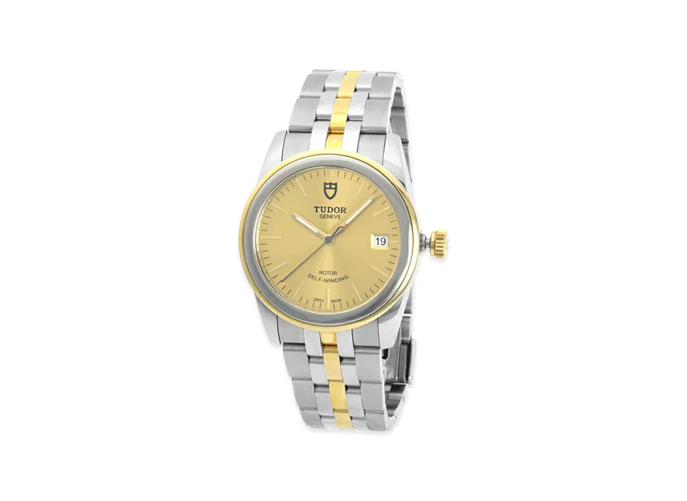 TUDOR Glamour Date 36mm 36mm "Silver/Yellow Gold"