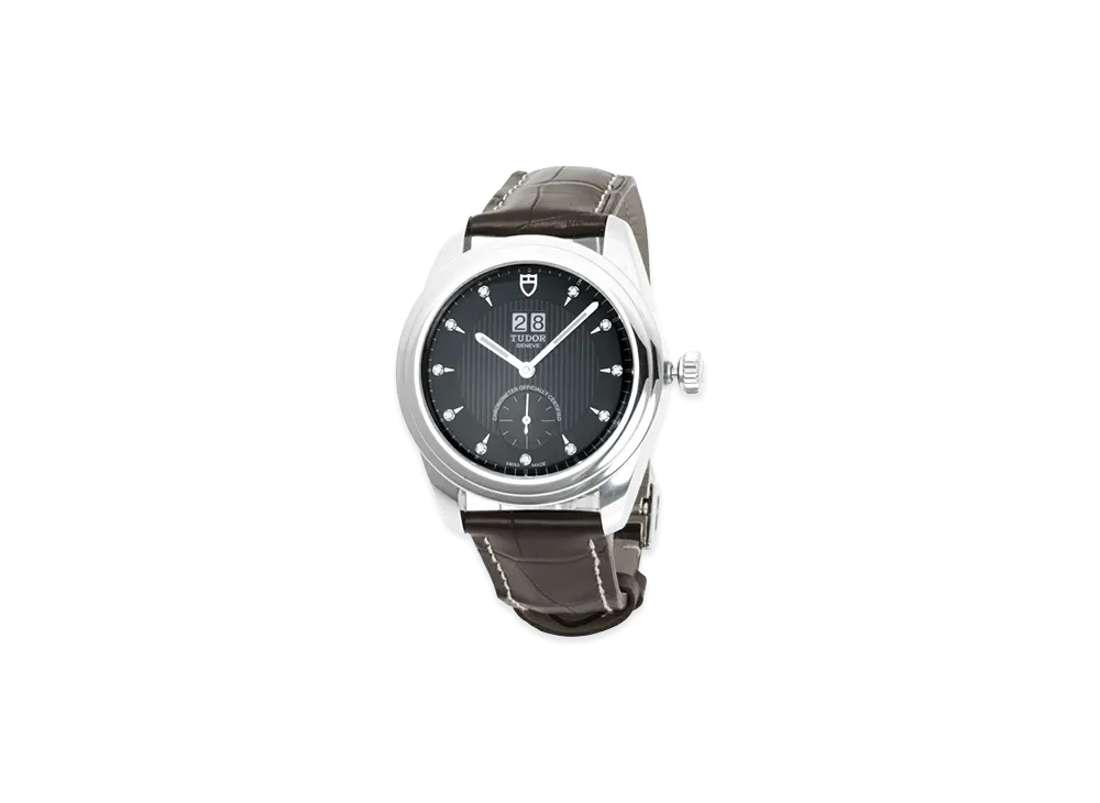 TUDOR Glamour Double Date 11P Diamond 42mm "Silver/Black"
