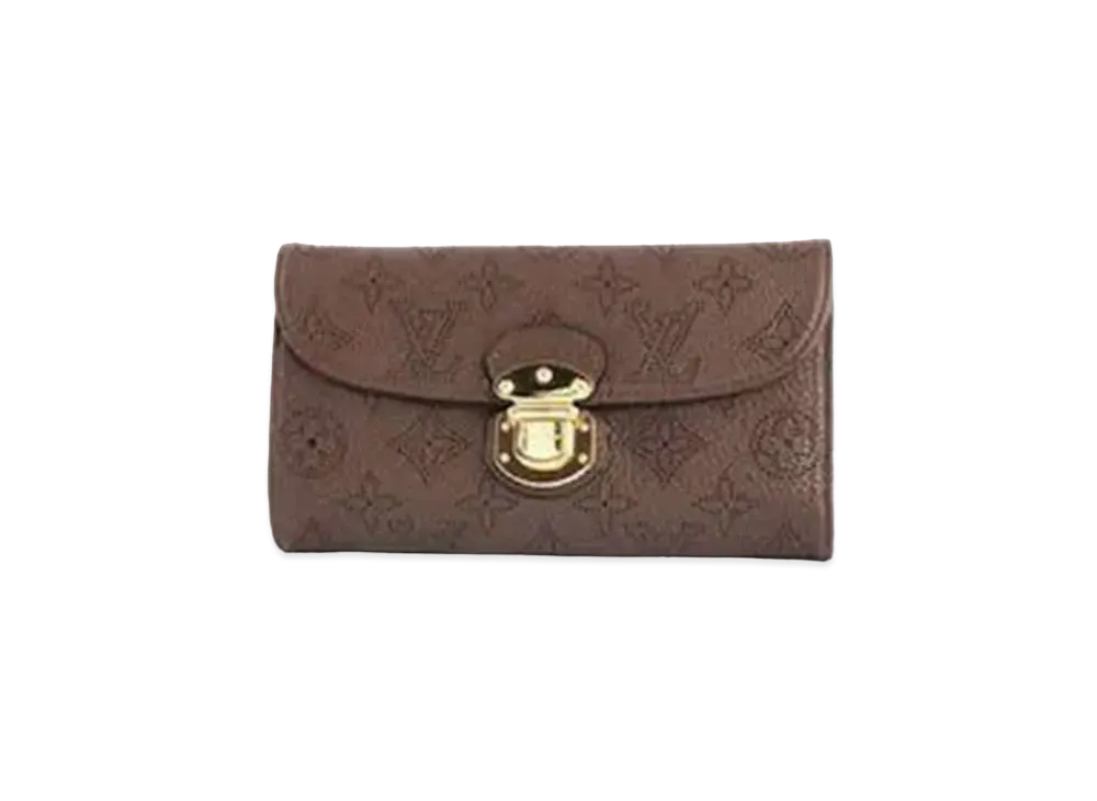 Louis Vuitton Amelia Wallet Mahina "Gris Perle"