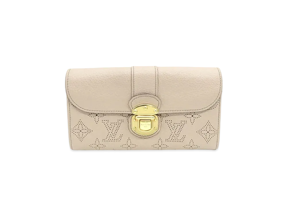 Louis Vuitton Iris Wallet Mahina "Sable"
