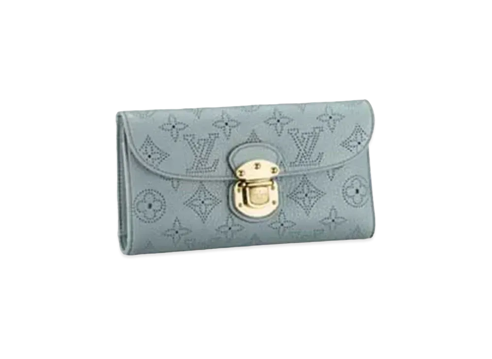 Louis Vuitton Amelia Wallet Mahina "Bleu Ciel"