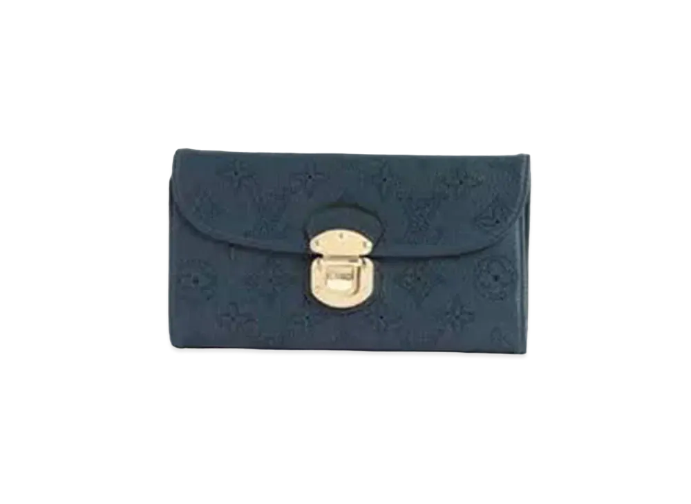 Louis Vuitton Amelia Wallet Mahina "Marine"