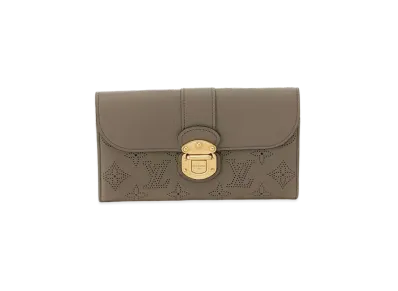 Louis Vuitton Iris Wallet Mahina "Taupe"