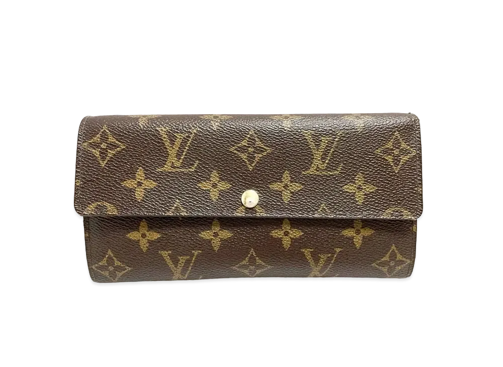 Louis Vuitton Sarah Wallet Leopard Monogram "Blue Infini"