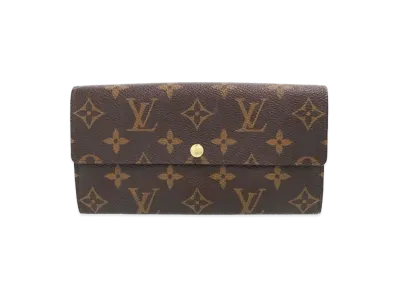 Louis Vuitton Sarah Wallet Leopard Monogram "Broncorail"