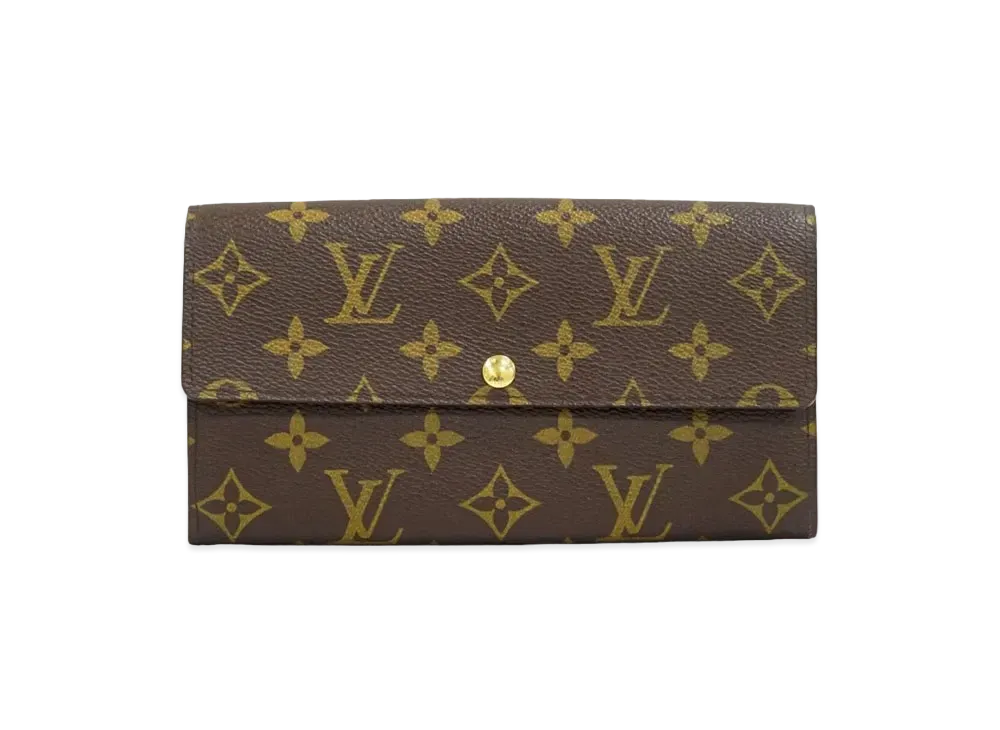 Louis Vuitton Sarah Wallet Leopard Monogram "Rouge Forvist"