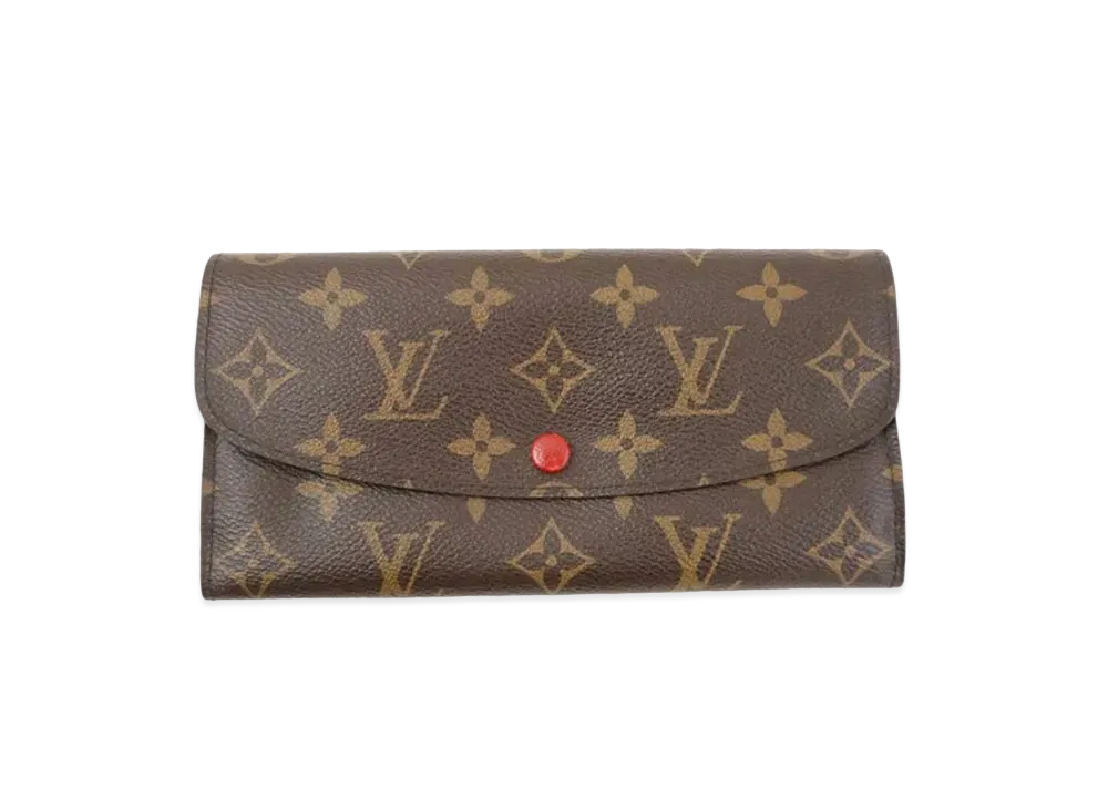 Louis Vuitton Emilie Wallet Monogram "Rouge"