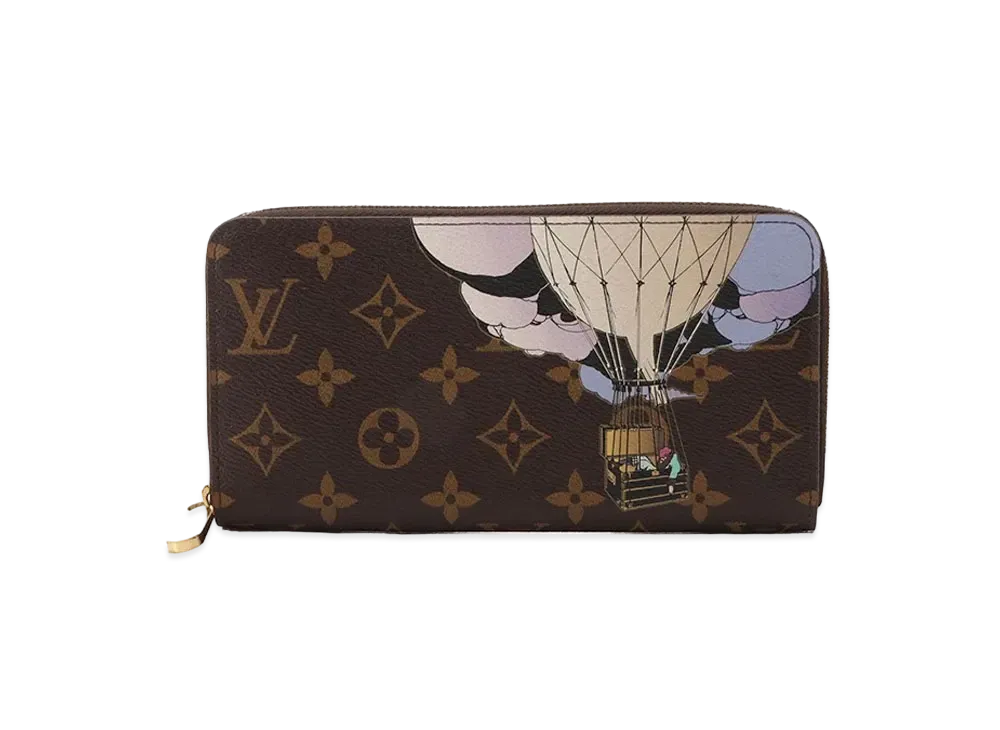 Louis Vuitton Zippy Wallet "Turquoise" Monogram