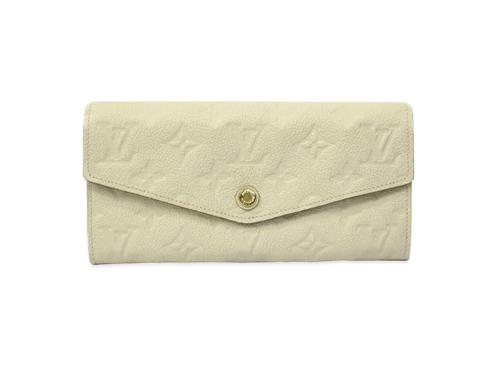 Louis Vuitton Curieux Wallet Monogram Empreinte Leather "Neige"