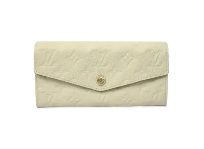 Louis Vuitton Curieux Wallet Monogram Empreinte Leather "Neige"