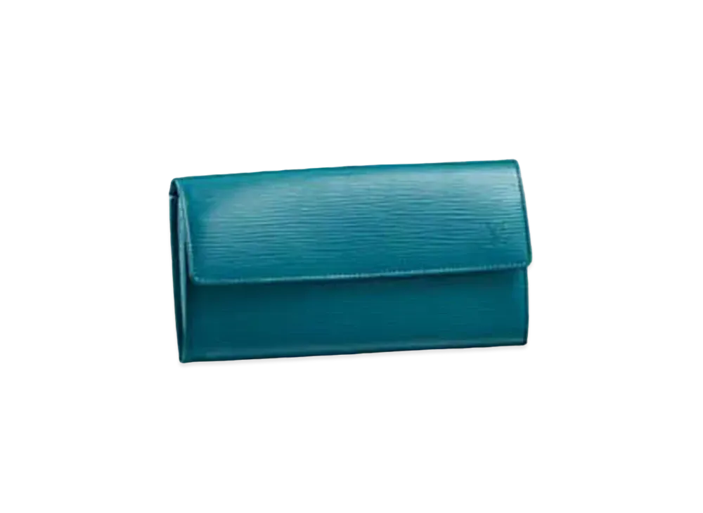 Louis Vuitton Sarah Wallet Epi "Cyan"