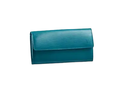 Louis Vuitton Sarah Wallet Epi "Cyan"