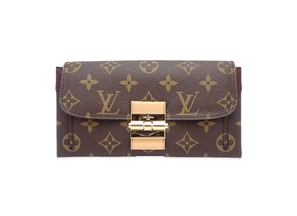 Louis Vuitton Elysee Wallet Monogram "Bordeaux"