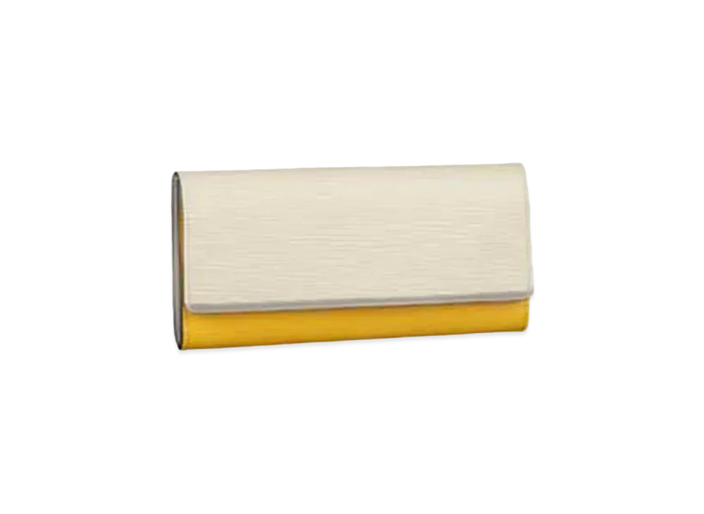 Louis Vuitton Flore Wallet Epi "Citron"