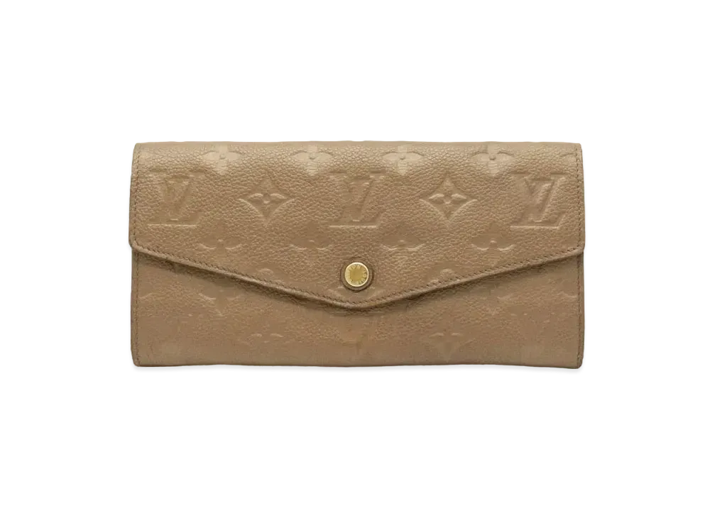 Louis Vuitton Curieux Wallet Monogram Empreinte Leather "Havane"