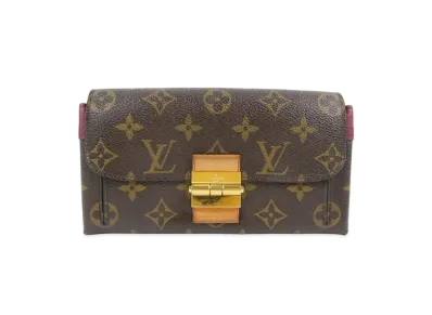 Louis Vuitton Elysee Wallet Monogram "Rouge"
