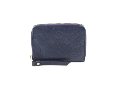 Louis Vuitton Scret Compact Wallet Monogram Empreinte Leather "Celeste"