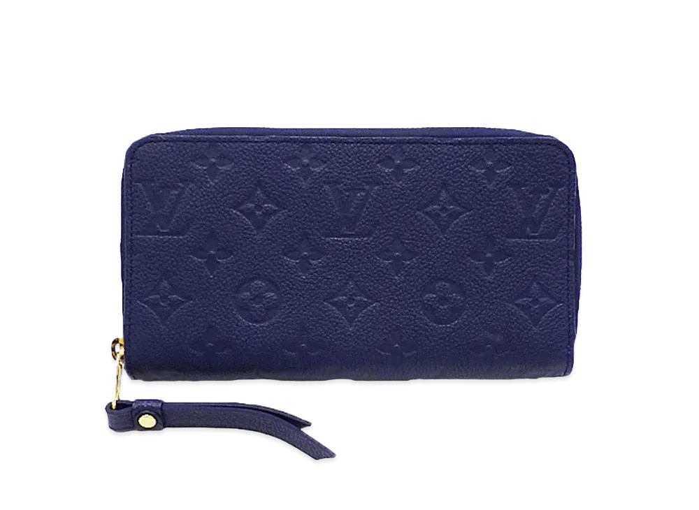 Louis Vuitton Scret Rond Wallet Monogram Empreinte Leather "Celeste"