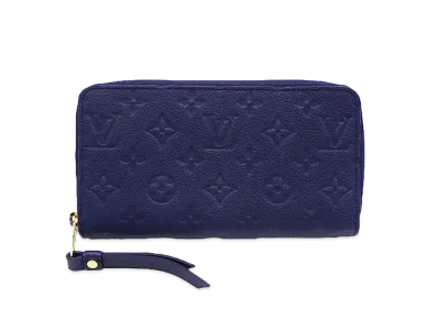 Louis Vuitton Scret Rond Wallet Monogram Empreinte Leather "Celeste"