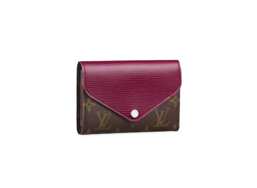 Louis Vuitton Marie-Lou Compact Wallet Monogram Epi "Fuchsia"