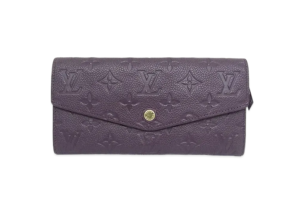 Louis Vuitton Curieux Wallet Monogram Empreinte Leather "Amethyst"