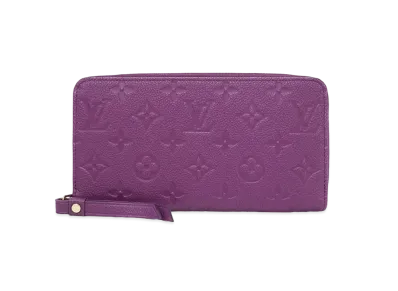Louis Vuitton Zippy Wallet Monogram Empreinte Leather "Amethyst"