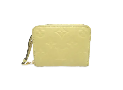 Louis Vuitton Zippy Coin Purse Monogram Empreinte Leather "Citrine"