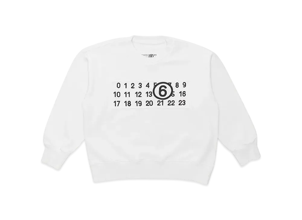 MM6 Maison Margiela Kids Sweatshirts "White"