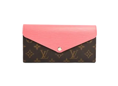 Louis Vuitton Marie-Lou Long Wallet Monogram "Corail"