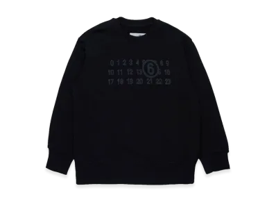 MM6 Maison Margiela Kids Jersey With Logo "Black"