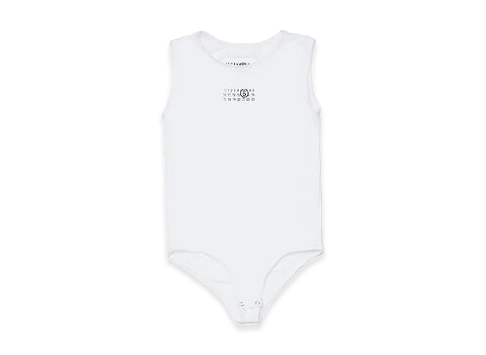 MM6 Maison Margiela Women's Leotard With Print "White"