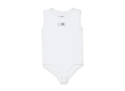 MM6 Maison Margiela Women's Leotard With Print "White"