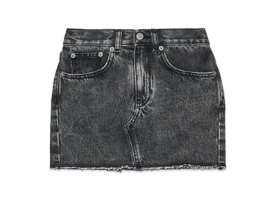 MM6 Maison Margiela Women's Mini Skirt With Logo "Black"