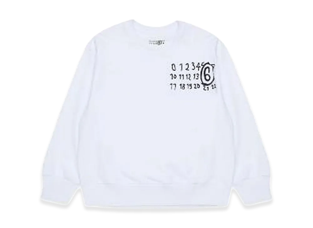 MM6 Maison Margiela Sweatshirt With Logo "White"