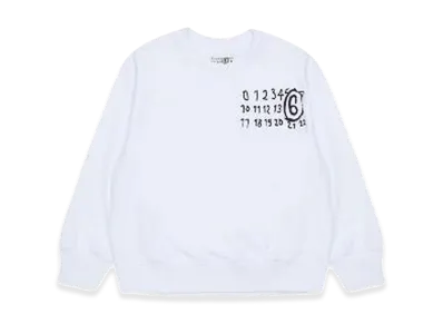 MM6 Maison Margiela Sweatshirt With Logo "White"