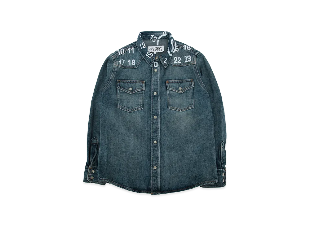 MM6 Maison Margiela Kids Denim Shirts "Blue"