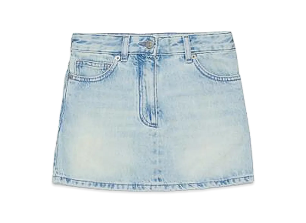 MM6 Maison Margiela Women's Denim Skirt "Blue"