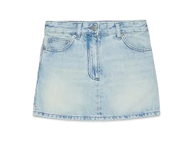 MM6 Maison Margiela Women's Denim Skirt "Blue"