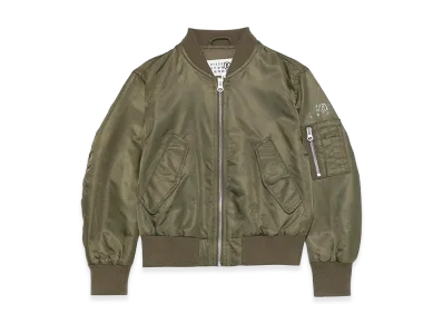 MM6 Maison Margiela Bomber Jacket With Zip "Green"