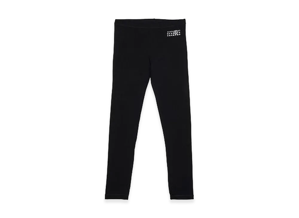 MM6 Maison Margiela Women's Leggings With Logo "Black"