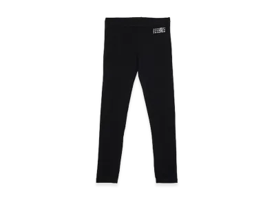MM6 Maison Margiela Women's Leggings With Logo "Black"